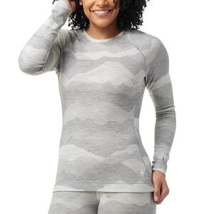 Smartwool - Thermal Merino Women's Base Layer Pattern Crew, Brand New with Tags!